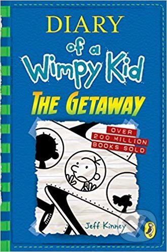 Kniha: Diary of a Wimpy Kid: The Getaway Book (Jeff Kinney). Puffin Books, 2019 Kniha: Diary of a Wimpy Kid: The Getaway Book (Jeff Kinney). Puffin Books, 2019