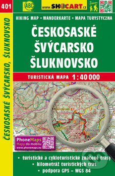Českosaské Švýcarsko, Šluknovsko 1:40 000 (SHOCart). SHOCart, 2019 Českosaské Švýcarsko, Šluknovsko 1:40 000 (SHOCart). SHOCart, 2019