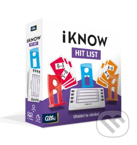 Spoločenská hra: iKNOW Hit list (Albi). Albi, 2019 Spoločenská hra: iKNOW Hit list (Albi). Albi, 2019