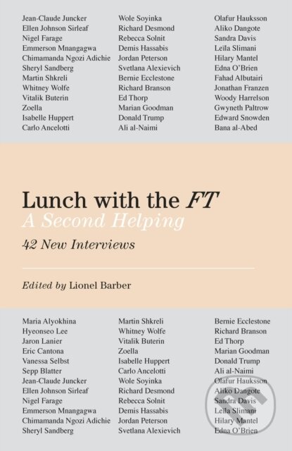 Lunch with the FT - Lionel Barber, Portfolio, 2019