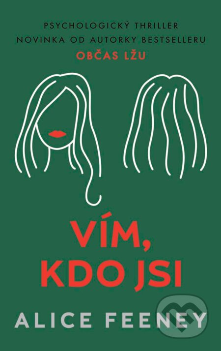 E-kniha: Vím, kdo jsi (Alice Feeney). Domino, 2019 E-kniha: Vím, kdo jsi (Alice Feeney). Domino, 2019