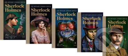 Kniha: Sherlock Holmes (kolekcia 1-5) (Arthur Conan Doyle), 2019 Kniha: Sherlock Holmes (kolekcia 1-5) (Arthur Conan Doyle), 2019