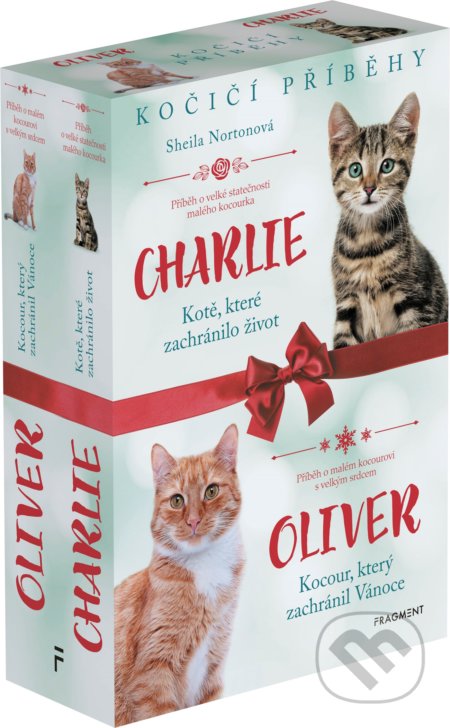 Kniha: Kočičí příběhy: Oliver + Charlie (BOX) (Sheila Norton). Nakladatelství Fragment, 2019 Kniha: Kočičí příběhy: Oliver + Charlie (BOX) (Sheila Norton). Nakladatelství Fragment, 2019