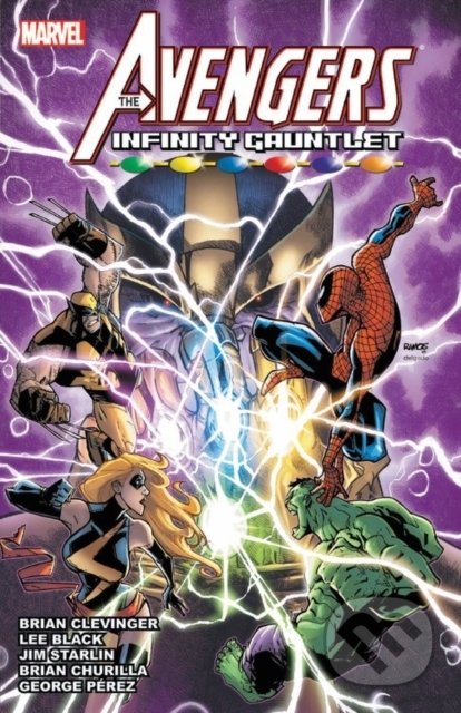 Kniha: Avengers and The Infinity Gauntlet (Brian Clevinger). Marvel, 2018 Kniha: Avengers and The Infinity Gauntlet (Brian Clevinger). Marvel, 2018