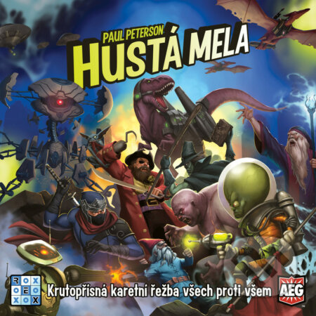 Společenská hra: Hustá mela (Paul Peterson). REXhry, 2019 Společenská hra: Hustá mela (Paul Peterson). REXhry, 2019