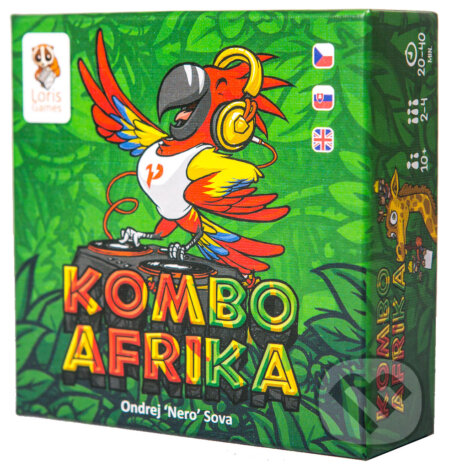 Spoločenská hra: Kombo Afrika (Loris Games). Loris Games, 2019 Spoločenská hra: Kombo Afrika (Loris Games). Loris Games, 2019