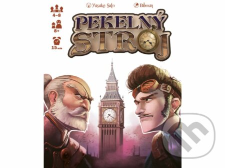 Společenská hra: Pekelný stroj: Moriarty vs. Sherlock (REXhry). REXhry, 2019 Společenská hra: Pekelný stroj: Moriarty vs. Sherlock (REXhry). REXhry, 2019