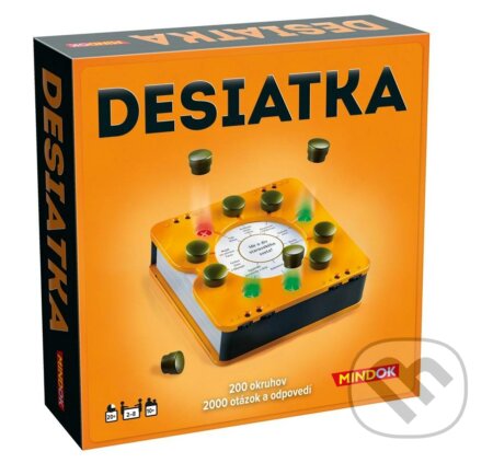 Spoločenská hra: Desiatka (Mindok). Mindok, 2019 Spoločenská hra: Desiatka (Mindok). Mindok, 2019