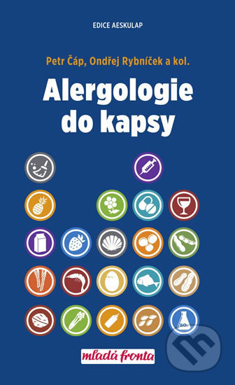 Kniha: Alergologie do kapsy (Ondřej Rybníček a Petr Čáp). Mladá fronta, 2019 Kniha: Alergologie do kapsy (Ondřej Rybníček a Petr Čáp). Mladá fronta, 2019