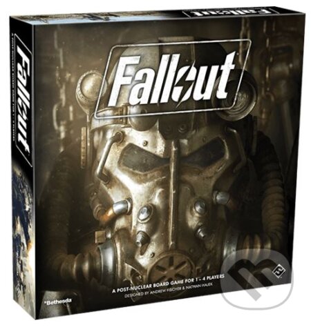 Spoločenská hra: Fallout CZ (Andrew Fischer a Nathan I Hajek). ADC BF, 2019 Spoločenská hra: Fallout CZ (Andrew Fischer a Nathan I Hajek). ADC BF, 2019