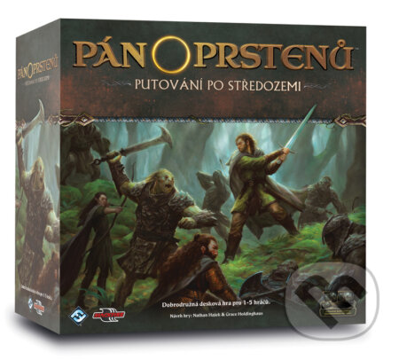 Spoločenská hra: Pán prstenů: Putování po Středozemi (Grace Holdinghaus a Nathan I. Hajek). ADC BF, 2019 Spoločenská hra: Pán prstenů: Putování po Středozemi (Grace Holdinghaus a Nathan I. Hajek). ADC BF, 2019