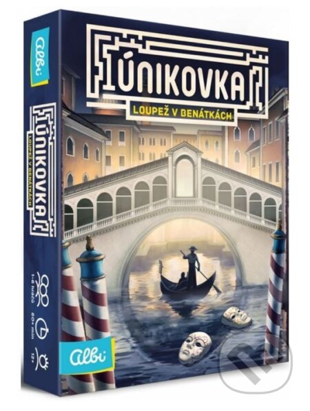 Společenská hra: Únikovka: Loupež v Benátkách (Albi). Albi, 2019 Společenská hra: Únikovka: Loupež v Benátkách (Albi). Albi, 2019