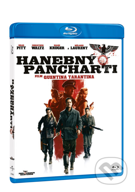 Film: Hanebný pancharti (Quentin Tarantino) (Blu-ray). Magicbox, 2019 Film: Hanebný pancharti (Quentin Tarantino) (Blu-ray). Magicbox, 2019