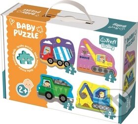 Puzzle: Baby Puzzle stavebné stroje (Trefl). Trefl, 2019 Puzzle: Baby Puzzle stavebné stroje (Trefl). Trefl, 2019