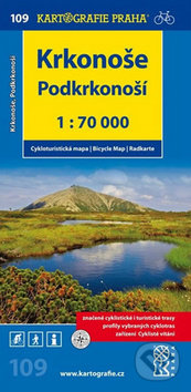 Krkonoše, Podkrkonoší 1:70 000 (Kartografie Praha). Kartografie Praha, 2019 Krkonoše, Podkrkonoší 1:70 000 (Kartografie Praha). Kartografie Praha, 2019
