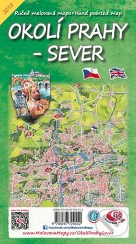 Okolí Prahy - sever (Malované Mapy). Malované Mapy, 2016 Okolí Prahy - sever (Malované Mapy). Malované Mapy, 2016