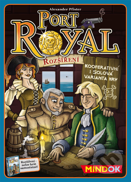 Spoločenská hra: Port Royal: Kontrakt (Rozšíření 1) (Alexander Pfister). Mindok, 2019 Spoločenská hra: Port Royal: Kontrakt (Rozšíření 1) (Alexander Pfister). Mindok, 2019