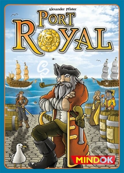 Společenská hra: Port Royal (Alexander Pfister). Mindok, 2019 Společenská hra: Port Royal (Alexander Pfister). Mindok, 2019