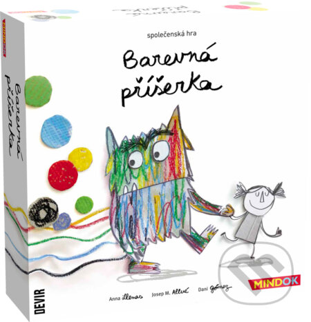 Spoločenská hra: Barevná příšerka (Dani Goméz a Josep Maria Allué). Mindok, 2019 Spoločenská hra: Barevná příšerka (Dani Goméz a Josep Maria Allué). Mindok, 2019
