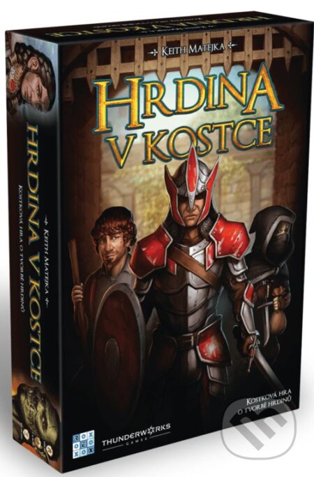 Spoločenská hra: Hrdina v kostce (Keith Matejka). REXhry, 2019 Spoločenská hra: Hrdina v kostce (Keith Matejka). REXhry, 2019