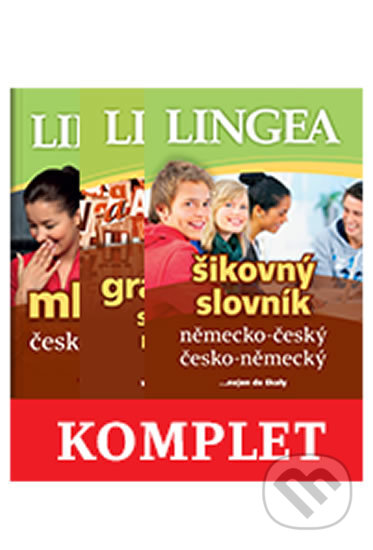 Kniha: Komplet němčina: mluvník, gramatika, šikovný slovník (Lingea). Lingea, 2019 Kniha: Komplet němčina: mluvník, gramatika, šikovný slovník (Lingea). Lingea, 2019