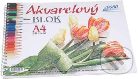 Akvarelový blok A4 (BOBO BLOK). BOBO BLOK, 2019 Akvarelový blok A4 (BOBO BLOK). BOBO BLOK, 2019