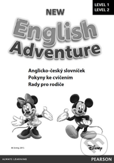 Kniha: New English Adventure 1 a 2 slovníček CZ (Bohemian Ventures). Bohemian Ventures, 2017 Kniha: New English Adventure 1 a 2 slovníček CZ (Bohemian Ventures). Bohemian Ventures, 2017