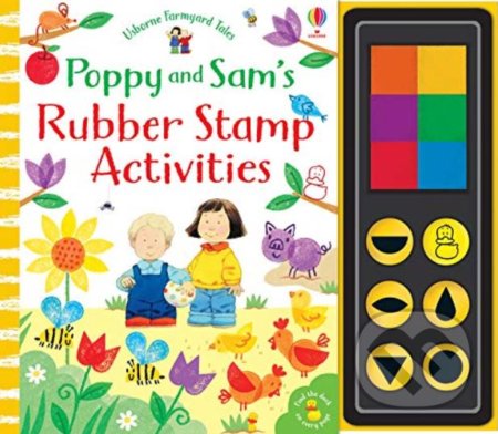 Poppy and Sam&#039;s Rubber Stamp Activities - Sam Taplin, Stephen Cartwright (ilustrácie), Usborne, 2019