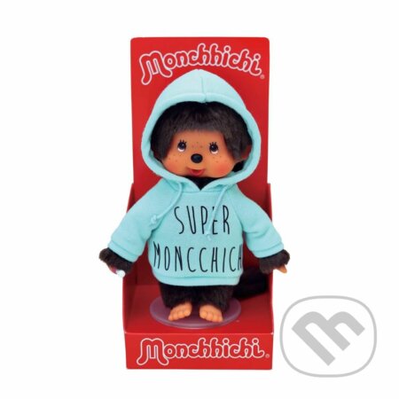 Mončiči chlapec v zelenej mikine 20cm (Monchhichi). Monchhichi, 2019 Mončiči chlapec v zelenej mikine 20cm (Monchhichi). Monchhichi, 2019