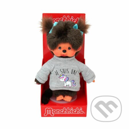 Mončiči dievča so svetrom s jednorožcom 20cm (Monchhichi). Monchhichi, 2019 Mončiči dievča so svetrom s jednorožcom 20cm (Monchhichi). Monchhichi, 2019