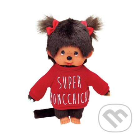 Mončiči dievča v červenej mikine 20cm (Monchhichi). Monchhichi, 2019 Mončiči dievča v červenej mikine 20cm (Monchhichi). Monchhichi, 2019