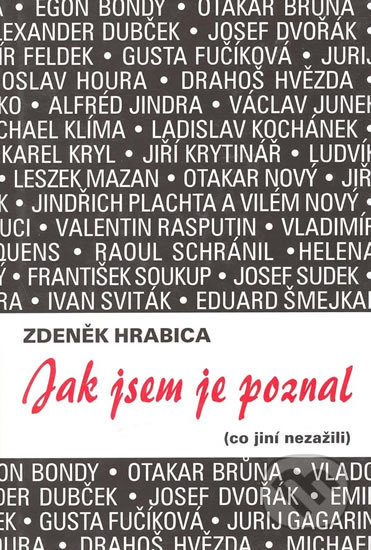 Kniha: Jak jsem je poznal (Zdeněk Hrabica). Akcent, 2002 Kniha: Jak jsem je poznal (Zdeněk Hrabica). Akcent, 2002