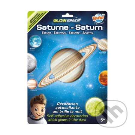 Saturn nálepka svietiaca v tme (Buki). Buki, 2019 Saturn nálepka svietiaca v tme (Buki). Buki, 2019