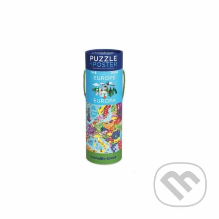 Spoločenská hra: Puzzle s plagátom Európa (Crocodile Creek). Crocodile Creek, 2019 Spoločenská hra: Puzzle s plagátom Európa (Crocodile Creek). Crocodile Creek, 2019