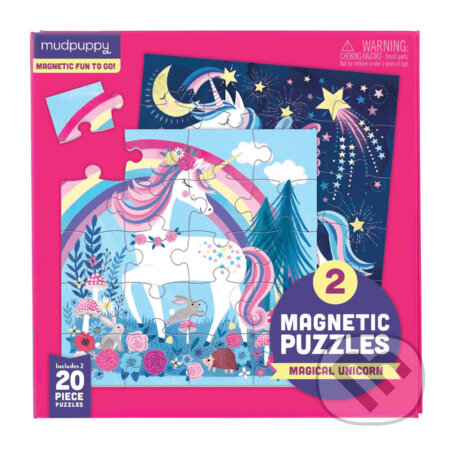 Puzzle: Puzzle magnetické Jednorožec (Mudpuppy). Mudpuppy, 2019 Puzzle: Puzzle magnetické Jednorožec (Mudpuppy). Mudpuppy, 2019