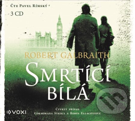 Audiokniha: Smrtící bílá - 3 CD (Pavel Rímský a Robert Galbraith). Voxi, 2019 Audiokniha: Smrtící bílá - 3 CD (Pavel Rímský a Robert Galbraith). Voxi, 2019