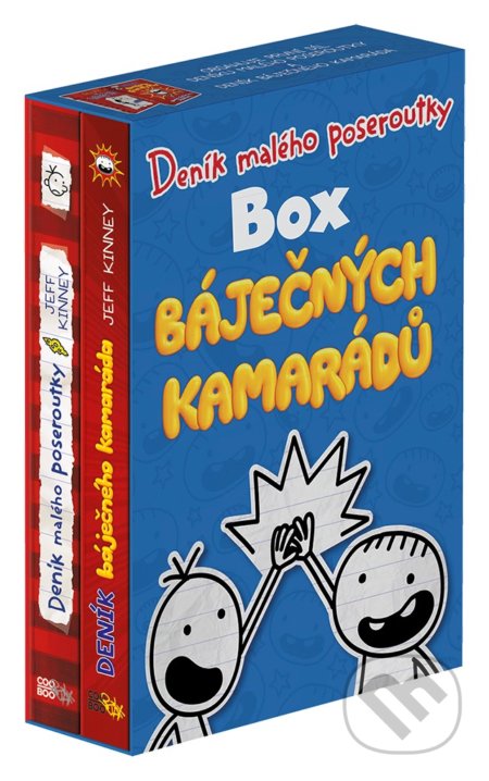 Kniha: Deník malého poseroutky - Box báječných kamarádů (Jeff Kinney). CooBoo CZ, 2019 Kniha: Deník malého poseroutky - Box báječných kamarádů (Jeff Kinney). CooBoo CZ, 2019