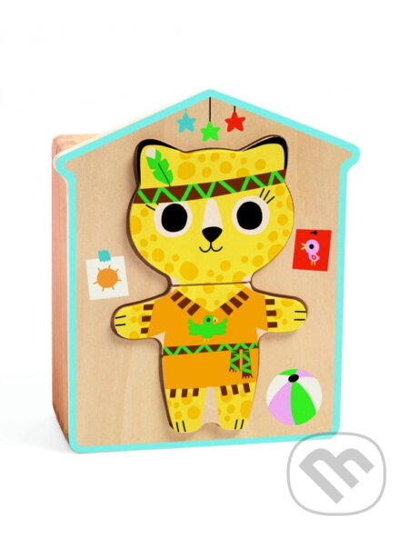 Společenská hra: Drevené puzzle – Dressup-mix (Djeco). Djeco, 2019 Společenská hra: Drevené puzzle – Dressup-mix (Djeco). Djeco, 2019