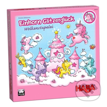 Spoločenská hra: Kooperatívna hra: Jednorožec v oblakoch (Haba). Haba, 2019 Spoločenská hra: Kooperatívna hra: Jednorožec v oblakoch (Haba). Haba, 2019