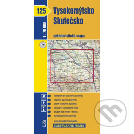 1: 70T(125)-Vysokomýtsko, Skutečsko (cyklomapa) (Kartografie Praha). Kartografie Praha 1: 70T(125)-Vysokomýtsko, Skutečsko (cyklomapa) (Kartografie Praha). Kartografie Praha