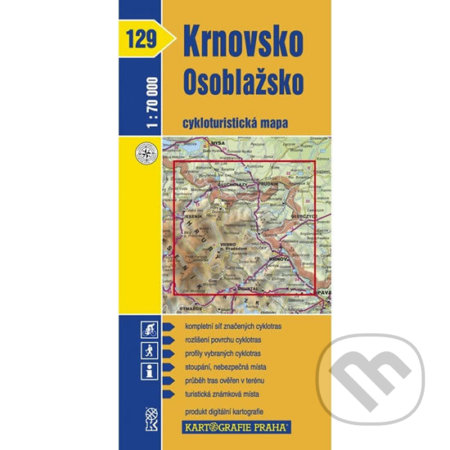 1: 70T(129)-Krnovsko,Osoblažsko (cyklomapa) (Kartografie Praha). Kartografie Praha 1: 70T(129)-Krnovsko,Osoblažsko (cyklomapa) (Kartografie Praha). Kartografie Praha