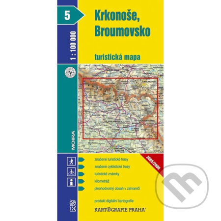 Krkonoše, Broumovsko (turistická mapa) (Kartografie Praha). Kartografie Praha Krkonoše, Broumovsko (turistická mapa) (Kartografie Praha). Kartografie Praha