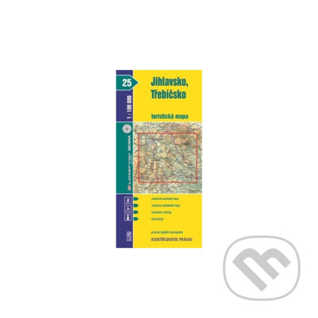 Jihlavsko,Třebíčsko (turistická mapa) (Kartografie Praha). Kartografie Praha Jihlavsko,Třebíčsko (turistická mapa) (Kartografie Praha). Kartografie Praha