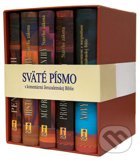 Kniha: Sväté písmo s komentármi Jeruzalemskej Biblie (komplet 5 titulov) (Dobrá kniha). Dobrá kniha, 2009 Kniha: Sväté písmo s komentármi Jeruzalemskej Biblie (komplet 5 titulov) (Dobrá kniha). Dobrá kniha, 2009