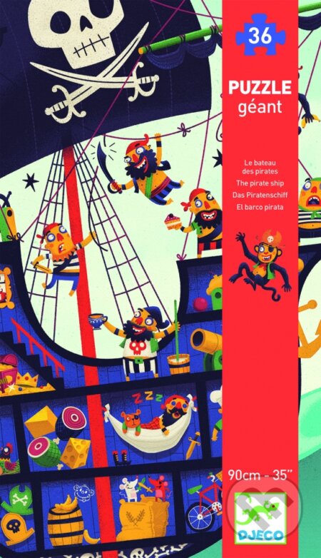 Puzzle: Obrovské puzzle – Pirátsky koráb (Djeco). Djeco, 2019 Puzzle: Obrovské puzzle – Pirátsky koráb (Djeco). Djeco, 2019