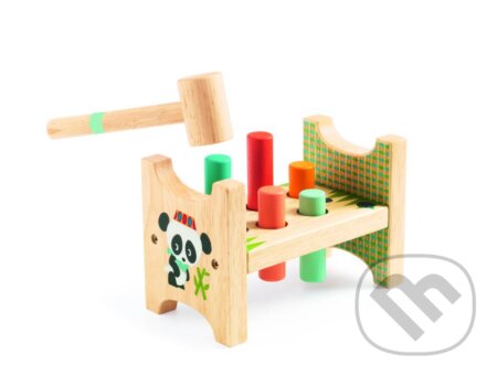 Spoločenská hra: Pre najmenších Junzo tap tap (zatĺkanie kolíkov) (Djeco). Djeco, 2019 Spoločenská hra: Pre najmenších Junzo tap tap (zatĺkanie kolíkov) (Djeco). Djeco, 2019