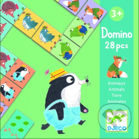 Spoločenská hra: Domino - Zvieratká (Djeco). Djeco, 2019 Spoločenská hra: Domino - Zvieratká (Djeco). Djeco, 2019