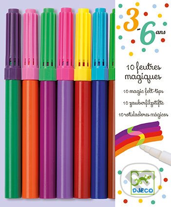Magické fixky 10 ks (Djeco). Djeco, 2019 Magické fixky 10 ks (Djeco). Djeco, 2019