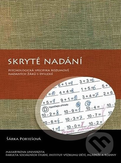 Kniha: Skryté nadání (Šárka Portešová). Muni Press, 2011 Kniha: Skryté nadání (Šárka Portešová). Muni Press, 2011