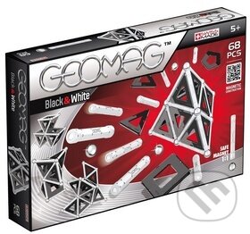 Spoločenská hra: Stavebnice Geomag Black and White 68 pcs (Geomag). Geomag, 2019 Spoločenská hra: Stavebnice Geomag Black and White 68 pcs (Geomag). Geomag, 2019